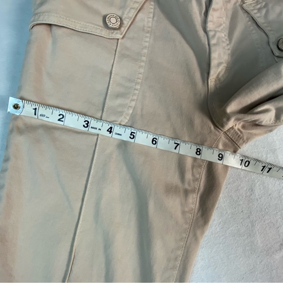 Dolce & Gabbana Vintage Women’s Blush Mid Rise Pintuck Cotton Pants Size 26/40 - Picture 11 of 14